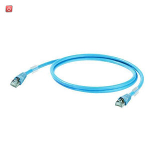 WEIDMÜLLER / 1165900010 / IE-C6FP8LB0010M40M40 / Ethernet Patchkabel, RJ45 IP 20, RJ45 IP 20, Polzahl: 8, Länge: 1 m / EAN 4032248956005