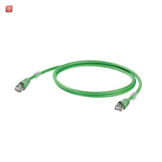 WEIDMÜLLER / 1166020200 / IE-C5ES8VG0200M40M40 / Ethernet Patchkabel, RJ45 IP 20, RJ45 IP 20, Polzahl: 8, Länge: 20 m / EAN 4032248956883