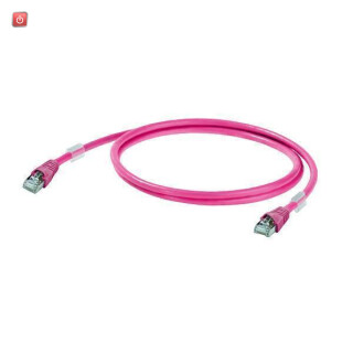 WEIDMÜLLER / 1166030005 / IE-C6FP8LR0005M40M40 / Ethernet Patchkabel, RJ45 IP 20, RJ45 IP 20, Polzahl: 8, Länge: 0.5 m / EAN 4032248956890