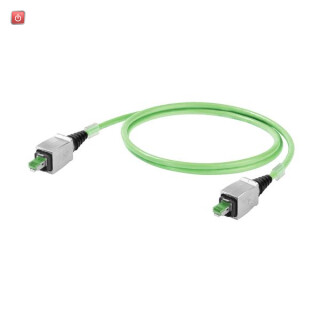 WEIDMÜLLER / 1312690050 / IE-C5IT4UG0050B2EB2E / PROFINET Kabel (konfektioniert), RJ45 IP 67 PushPull umspritzt V14 / EAN 4050118116526