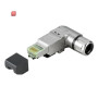 WEIDMÜLLER / 1518100000 / IE-PS-RJ45-FH-90-P-1 / RJ45-Steckverbinder, IP20, Anschluss 1: RJ45, Anschluss 2: / EAN 4050118325232