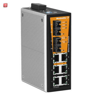 WEIDMÜLLER / 1344770000 / IE-SW-VL08MT-6TX-2SC / Netzwerk-Switch (managed), managed, Fast Ethernet, Anzahl Ports: 6x / EAN 4050118147001