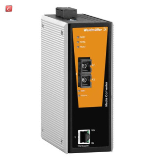 WEIDMÜLLER / 1286880000 / IE-MC-VLT-1TX-1SC / Media Konverter (RJ45 / LWL), IP30 / EAN 4050118077599