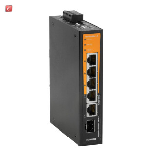 WEIDMÜLLER / 2435400000 / IE-SW-BL05-4GT-1GS / Netzwerk-Switch (unmanaged), unmanaged, Gigabit Ethernet, Anzahl / EAN 4050118447224