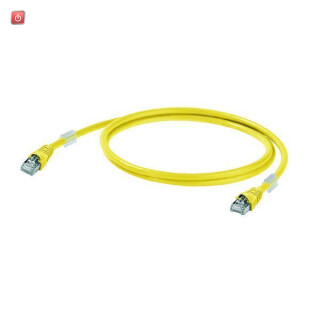 WEIDMÜLLER / 1251580005 / IE-C6FP8LY0005M40M40 / Ethernet Patchkabel, RJ45 IP 20, RJ45 IP 20, Polzahl: 8, Länge: 0.5 m / EAN 4050118042931