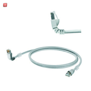WEIDMÜLLER / 1248280020 / IE-C6FP8LD0020M40V40 / Ethernet Patchkabel, RJ45 IP 20, RJ45 IP 20, Gewinkelt 90°, Polzahl: / EAN 4050118044805