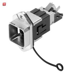 WEIDMÜLLER / 1072900000 / IE-BSS-V14M-HYB-10P- / Hybridsteckverbinder, Flansch Hybrid, Hybrid (Q10), Crimp, Cat.5 / EAN 4032248831111