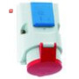 BALS / 107 / Kombinierte Wandsteckdose 16A 5p 400V 6h, IP44 / EAN 4024941001076