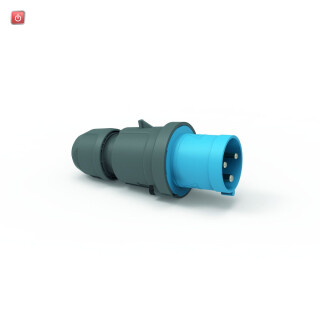 BALS / 2104 / Stecker TE 63A 3p 230V 6h, IP44 / EAN 4024941021043