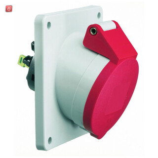 BALS / 12730 / Anbausteckdose Quick-Connect geneigt 16A 5p 400V 6h, IP44 / EAN 4024941127301