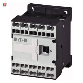 EATON / 230167 / Leistungsschtz, 24 V DC, 3-polig, 380 V 400 V, 4 kW, Kontaktbestckung ™ = ™ffner= 1 ™, Federzugklemmen, Gleichstrombet„tigung DILEM-01-G-C(24VDC) / EAN4015082301675