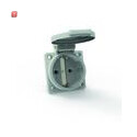 BALS / 71100 / Schutzkontakt-Anbausteckdose gerade, QUICK-CONNECT schraubloser Steckkontakt 16A 3p 250V IP54 / EAN 4024941962155