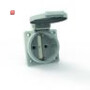 BALS / 71100 / Schutzkontakt-Anbausteckdose gerade, QUICK-CONNECT schraubloser Steckkontakt 16A 3p 250V IP54 / EAN 4024941962155