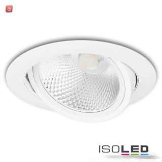 ISO112978 / Einbaurahmen AR111 Trunk-Light-Sphere, rund, schwenkbar / 9009377044007