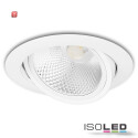 ISO112978 / Einbaurahmen AR111 Trunk-Light-Sphere, rund, schwenkbar / 9009377044007