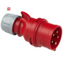 PCE015-6 / TYP 015, CEE-Stecker 16A 5p 6h IP44/IP54 SHARK / EAN 9003399100833