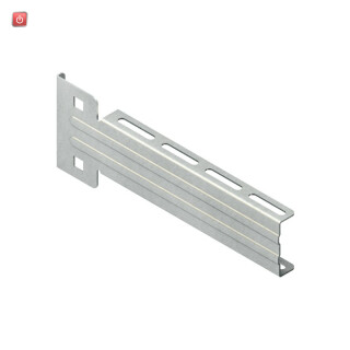 NIE4013339170449 / NIEDAX / KTUM 200, Ausleger, mittelschwer, 73x205 mm, 1,2 kN, Stahl, bandverzinkt DIN EN 1034 / EAN 4013339170449