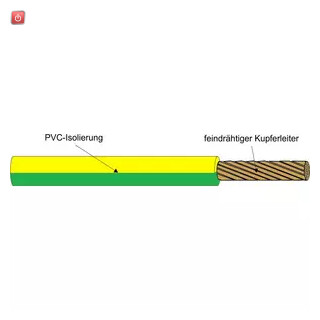 CAB1100665 / Kabel /  H07V-K 10 GNGE, Aderleitung
