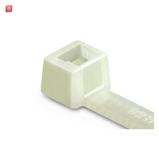 HEL111-01919 / HELLERMANN TYTON / T18R-PA66-NA (100), Kabelbinder 100x2,5 T18R Natur 100 ST ME / EAN 4031026104225