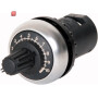 EATON / 232231 / Potentiometer, klassisch, M22, 22.5 mm, R 1 k?, P 0.5 W, Frontring Schwarz M22S-R1K / EAN4015082322311