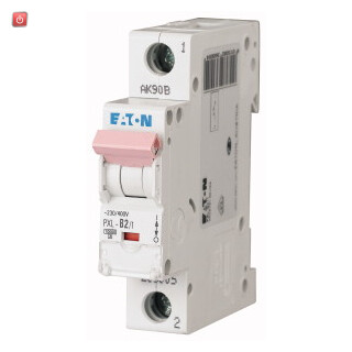 EATON / 236005 / Leitungsschutzschalter, 2 A, 1p, Charakteristik: B PXL-B2/1 / EAN4015082360054