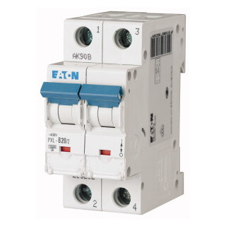 EATON / 236290 / PXL-C20/2 / LS-Schalter, 20A, 2p, C-Char / EAN4015082362904