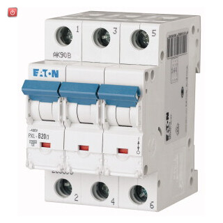 EATON / 236393 / Leitungsschutzschalter, 20 A, 3p, Charakteristik: B PXL-B20/3 / EAN4015082363932