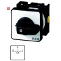 EATON / 024604 / Stern-Dreieck-Schalter, T0, 20 A, Einbau, 4 Baueinheit(en), Kontakte: 8, 60 ø, rastend, mit 0-Stellung, 0-Y-D, Abwicklungs Nr. 8410 T0-4-8410/E / EAN4015080246046