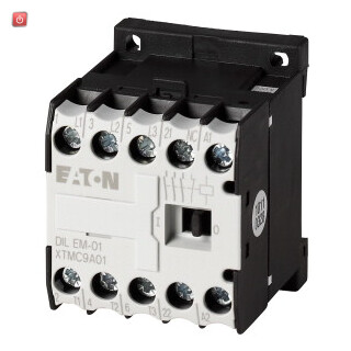 EATON / 010086 / Leistungsschtz, 24 V 50 Hz, 3-polig, 380 V 400 V, 4 kW, Kontaktbestckung ™ = ™ffner= 1 ™, Schraubklemmen, Wechselstrombet„tigung DILEM-01(24V50HZ) / EAN4015080100867