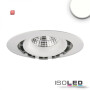 ISO112472 / LED EINBAUSTRAHLER COB, WEISS, 15W, 45°, RUND, NEUTRALWEISS, DIMMBAR