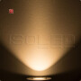 ISO112471 / LED EINBAUSTRAHLER COB, WEISS, 15W, 45°, RUND, WARMWEISS, DIMMBAR
