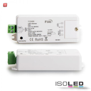 ISO112488 / Sys-One Funk-und Push/Tast- Dimmer, 1-Kanal, 12-36V/DC / 9009377033902