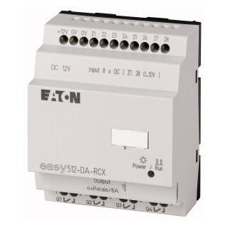 EATON / 274107 / EASY512-DA-RCX / Steuerrelais 12 V DC 8 Eing./4 Relaisa. / EAN4015082741075