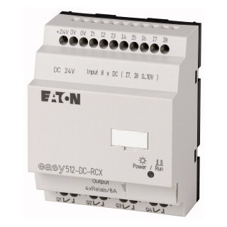 EATON / 274110 / EASY512-DC-RCX / Steuerrelais 24 V DC 8 Eing./4 Relais. / EAN4015082741105