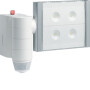 HAGEE600 / Außenbewegungsmelder 220°/360° mit LED- Strahler, IP55, weiß / 3250617579353