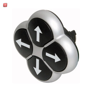 EATON / 286336 / M22-D4-S-X7 / Drucktaste 4-fach, tastend, Titanring, / EAN4015082863364