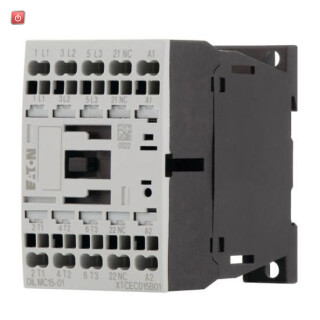 EATON / 293961 / DILMC15-01(24VDC) / Leist.-schütz, 7,5kW/400V, DC-betätigt / EAN 4015082939618