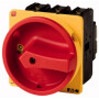 EATON / 031607 / Hauptschalter, P3, 63 A, Einbau, 3-polig, NOT-AUS-Funktion, mit rotem Drehgriff und gelbem Sperrkranz, abschlieábar in 0-Stellung P3-63/EA/SVB / EAN4015080316077