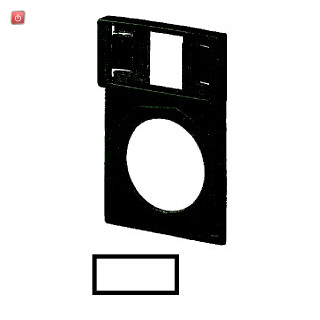 EATON / 046185 / Tr„ger, + Schild, blanko, alu, beschriftbar Q25TS-02 / EAN4015080461852