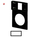 EATON / 046185 / Tr„ger, + Schild, blanko, alu,...