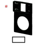 EATON / 046185 / Tr„ger, + Schild, blanko, alu, beschriftbar Q25TS-02 / EAN4015080461852