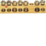 HAGK142 / Messingschienenklemme, 49mm, 4x10mm² - 3x16mm², ohne Montagesockel / 4010330712128