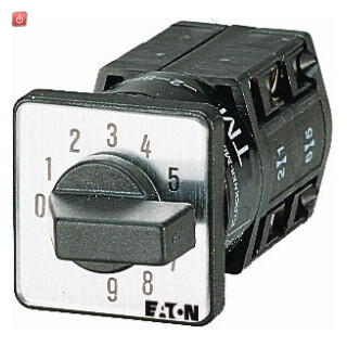 EATON / 000699 / Codierschalter, TM, 10 A, Zentraleinbau, 2 Baueinheit(en), Kontakte: 4, 30 ø, rastend, mit 0-Stellung, 0-9, Abwicklungs Nr. 8550 TM-2-8550/EZ / EAN4015080006992