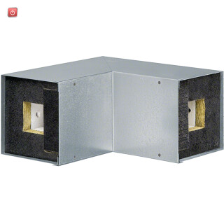 HAGL6911VERZ / Inneneck zu Brandschutzkanal FWK 90 Funktionserhalt E60/E30 50x60mm verzinkt / 4012740184083