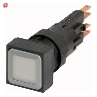 EATON / 086708 / Leuchtdrucktaste, weiá, rastend, + Glhlampe 24 V Q18LTR-WS/WB / EAN4015080867081