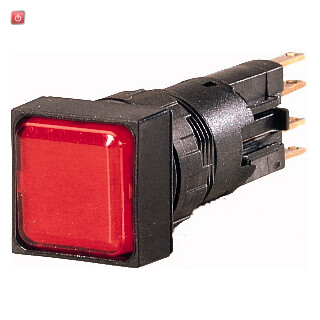 EATON / 89104 / Q25LF-RT/WB / Leuchtmelder Linse rot, flach / EAN4015080891048