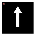 EATON / 091618 / Tastenplatte, 25 x 25 mm, Symbol Pfeil...