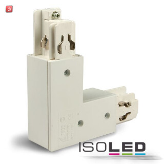 ISO1076552 / 3-Phasen L-Verbinder SCHUTZLEITER INNEN, weiss / 9009377022043