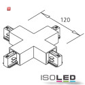 ISO107657 / 3-Phasen X-Verbinder, weiss / 9009377021978