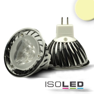ISO110016 / MR16 LED Strahler 3x1 Watt, Style 2, warmweiss / 9009377004889